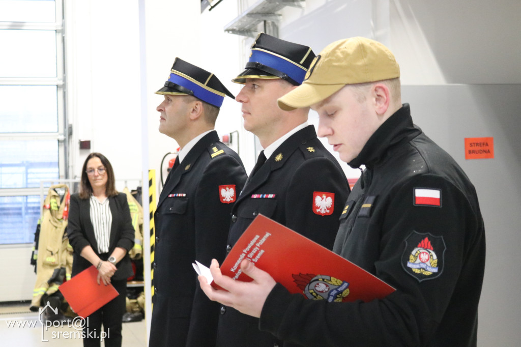 Uroczyste zakończenie służby  w PSP Śrem