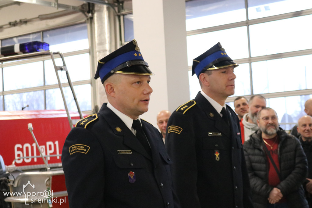 Uroczyste zakończenie służby  w PSP Śrem