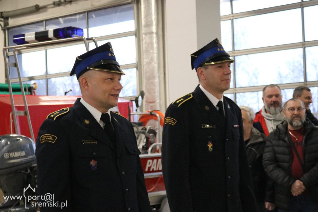 Uroczyste zakończenie służby  w PSP Śrem