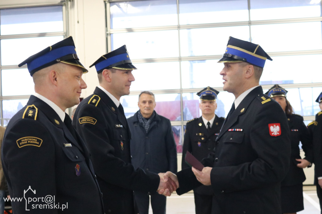 Uroczyste zakończenie służby  w PSP Śrem
