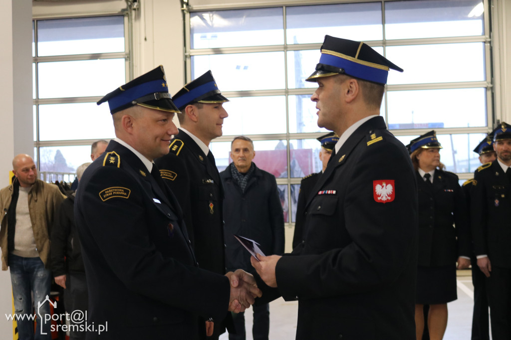 Uroczyste zakończenie służby  w PSP Śrem