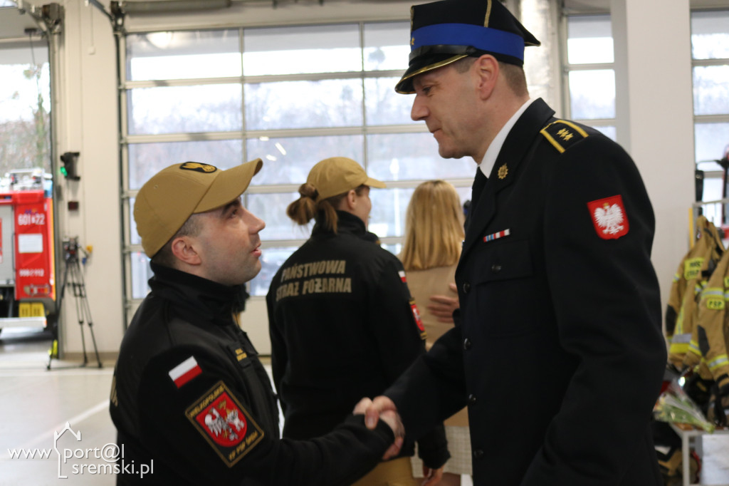Uroczyste zakończenie służby  w PSP Śrem