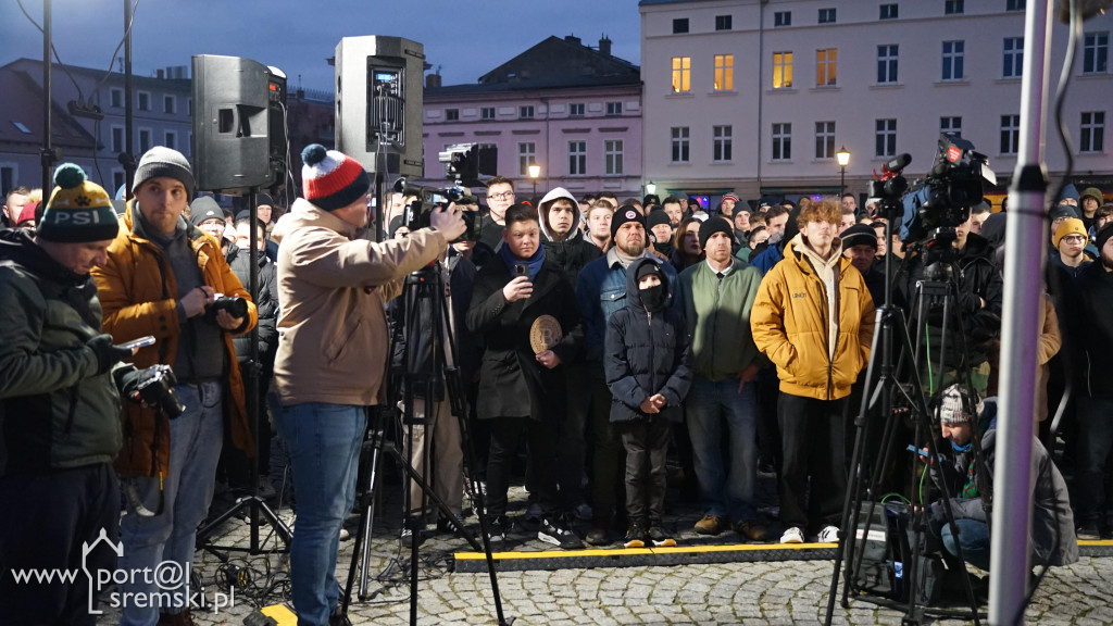 Sławomir Mentzen w Śremie