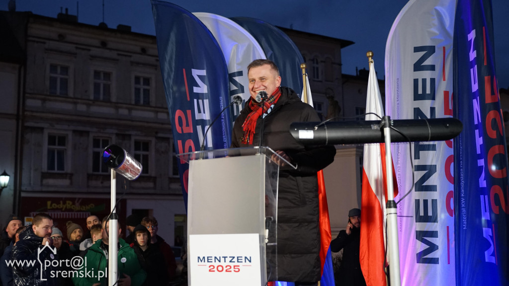 Sławomir Mentzen w Śremie