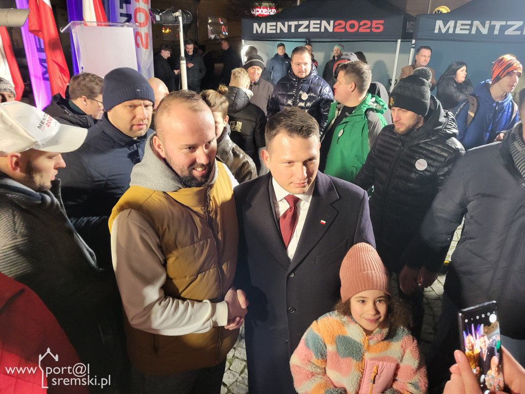 Sławomir Mentzen w Śremie