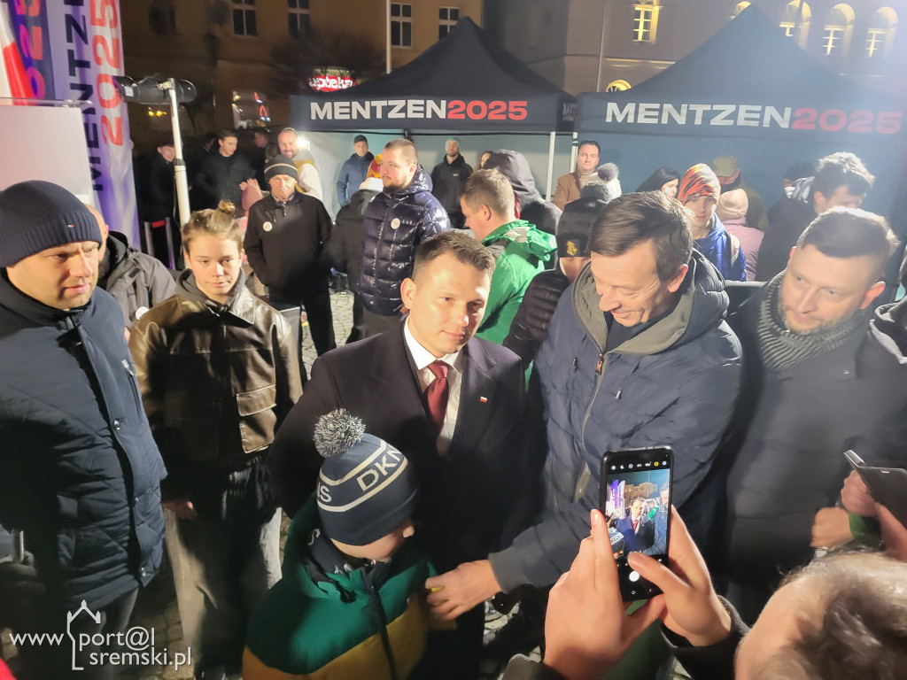 Sławomir Mentzen w Śremie