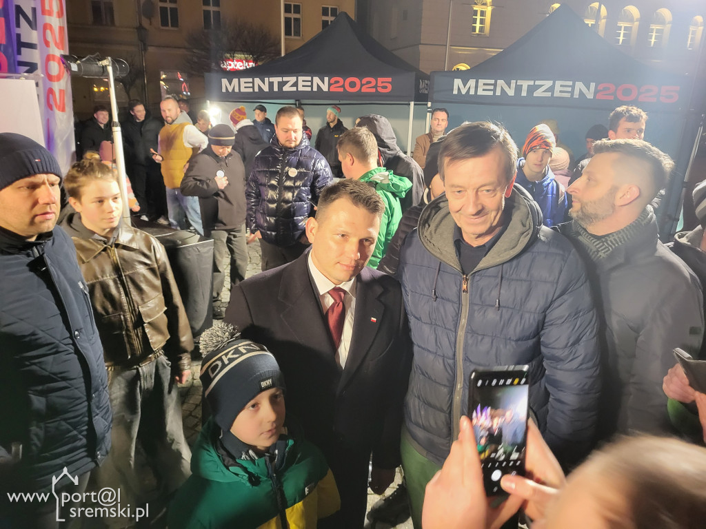 Sławomir Mentzen w Śremie