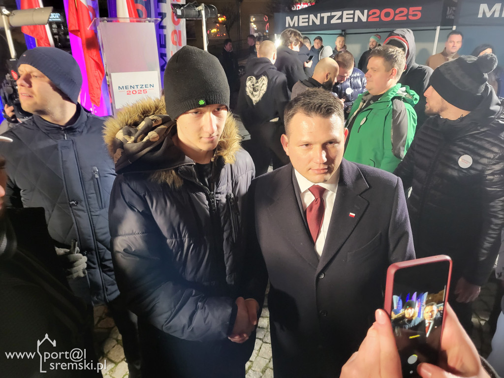 Sławomir Mentzen w Śremie