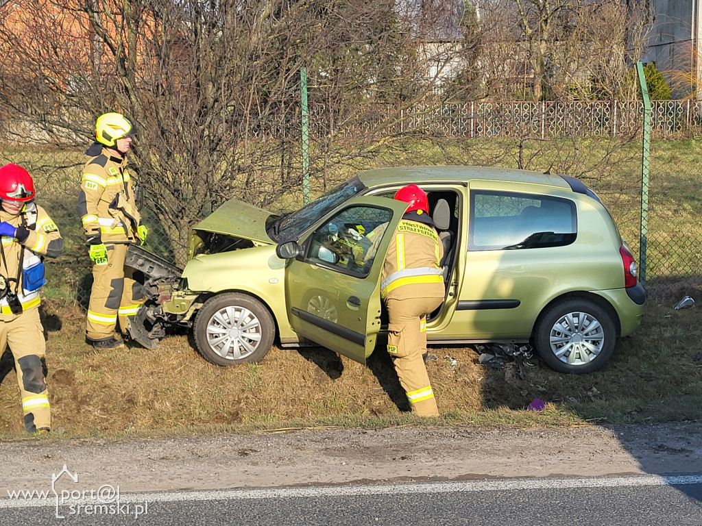 Kolizja na DW 310 Śrem Czempiń