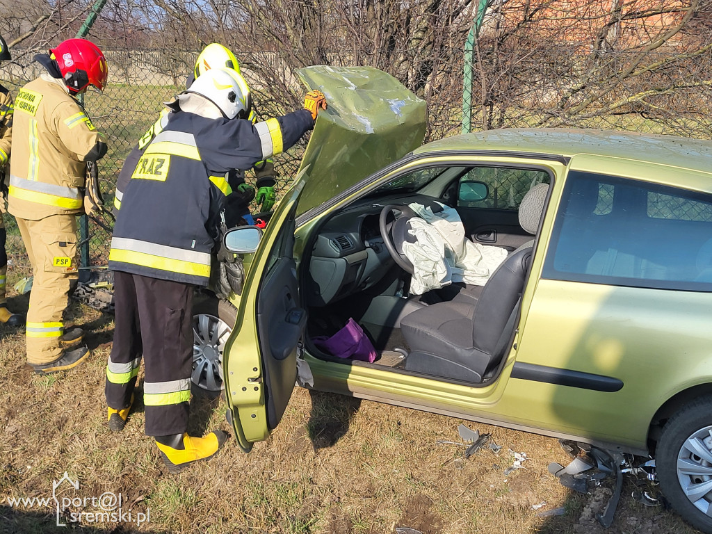 Kolizja na DW 310 Śrem Czempiń