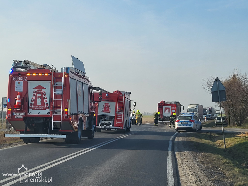 Kolizja na DW 310 Śrem Czempiń