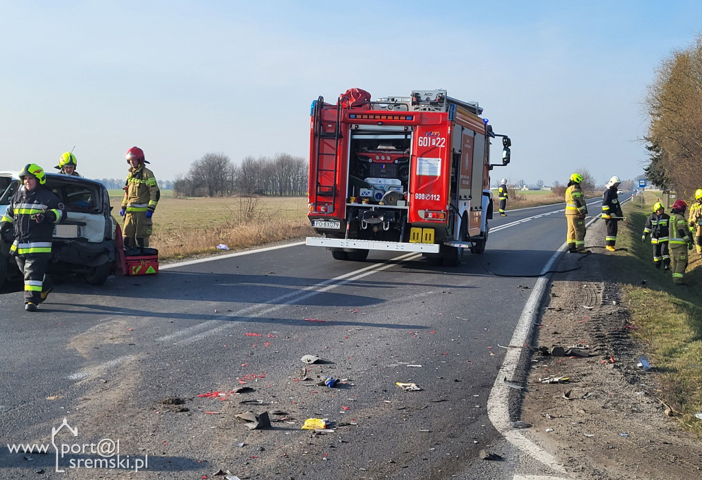 Kolizja na DW 310 Śrem Czempiń