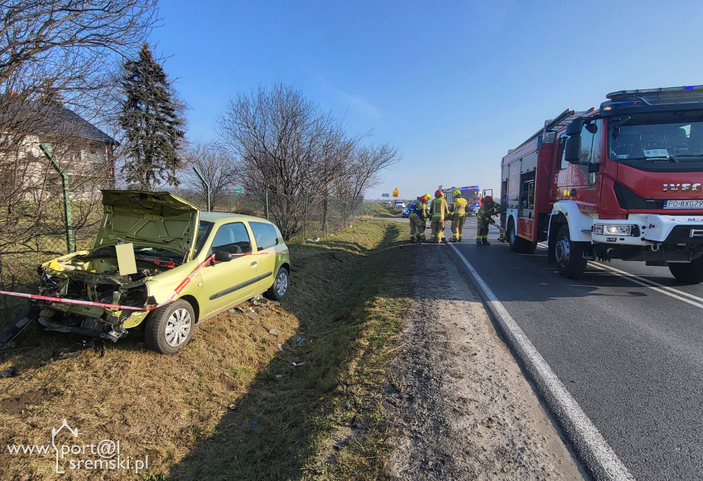 Kolizja na DW 310 Śrem Czempiń