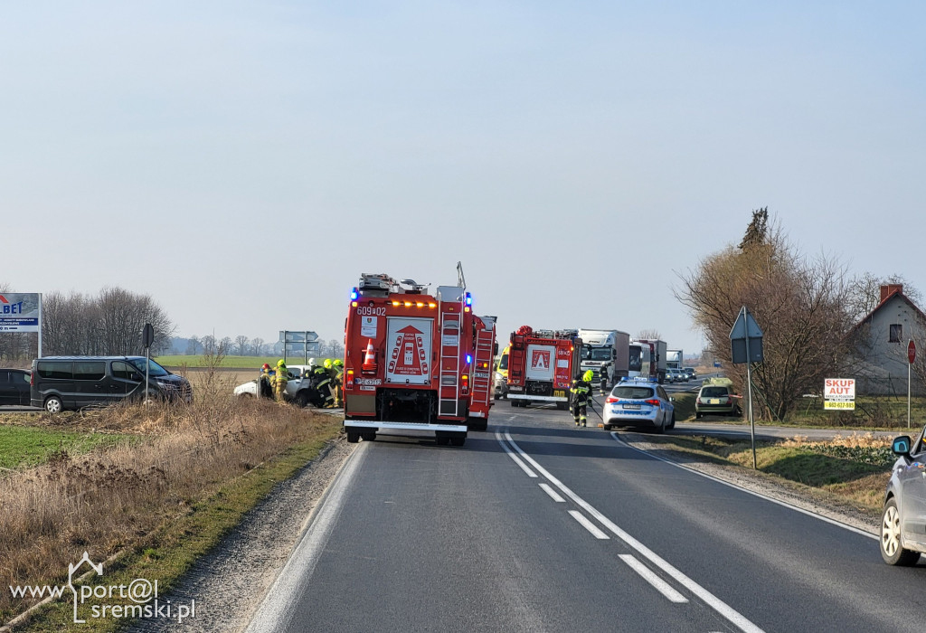 Kolizja na DW 310 Śrem Czempiń