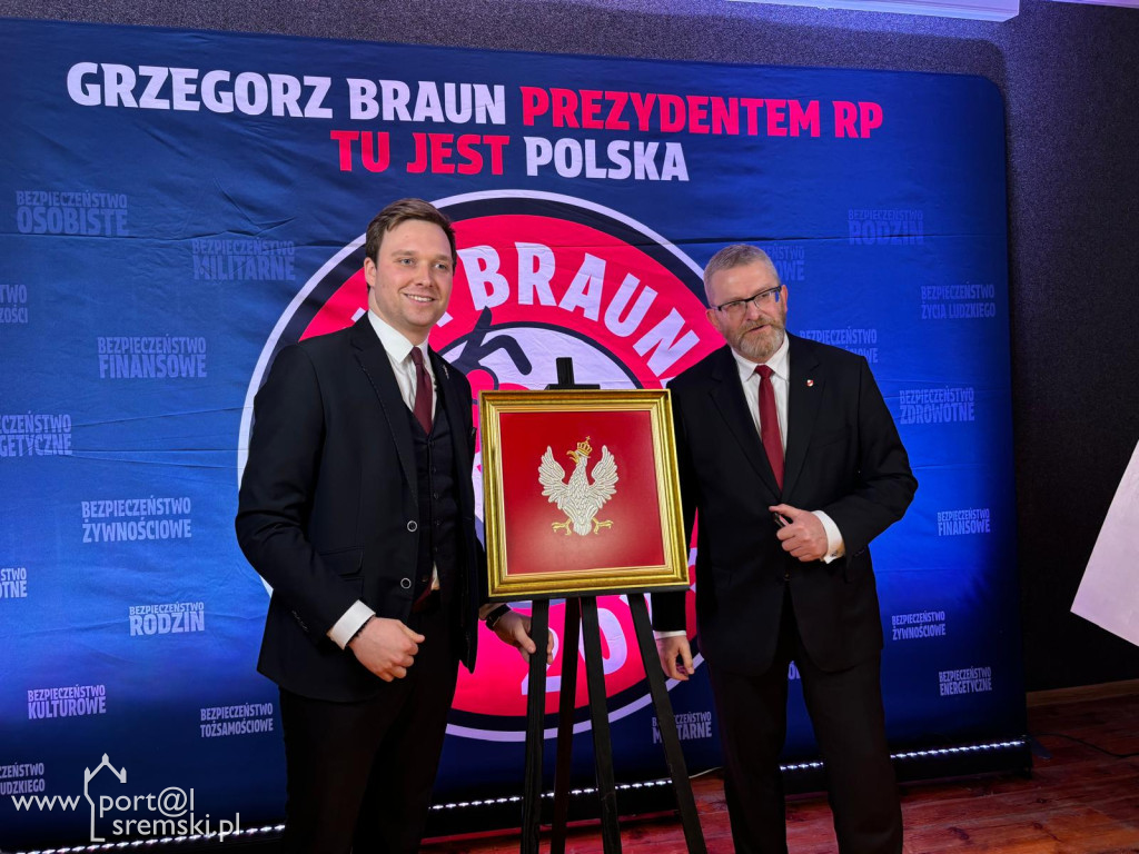 Grzegorz Braun w Śremie