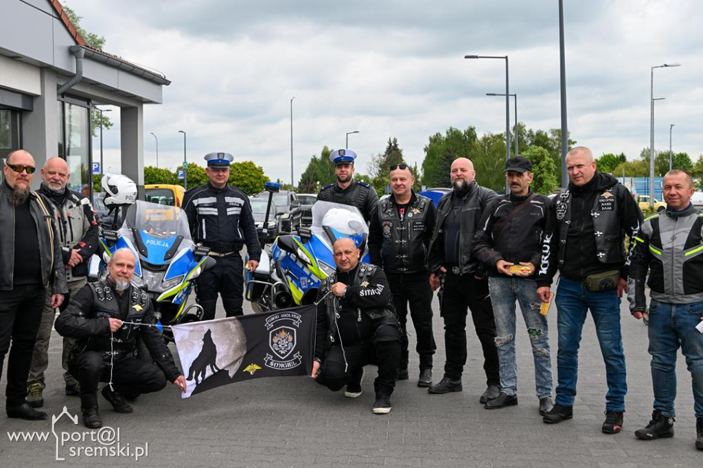 Wyjątkowa akcja motocyklistów i Policji