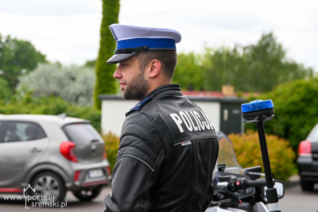 Wyjątkowa akcja motocyklistów i Policji