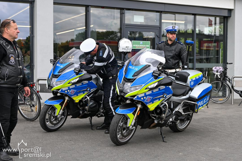 Wyjątkowa akcja motocyklistów i Policji