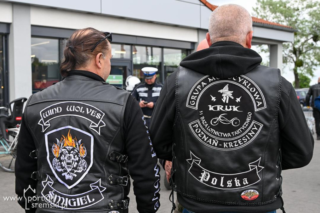 Wyjątkowa akcja motocyklistów i Policji