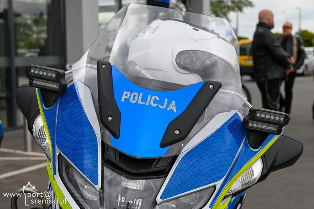 Wyjątkowa akcja motocyklistów i Policji
