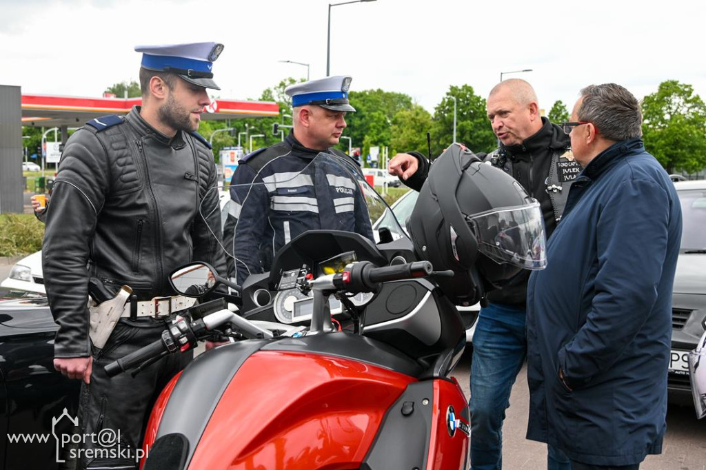 Wyjątkowa akcja motocyklistów i Policji