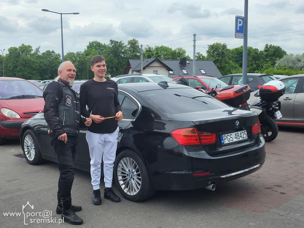Wyjątkowa akcja motocyklistów i Policji