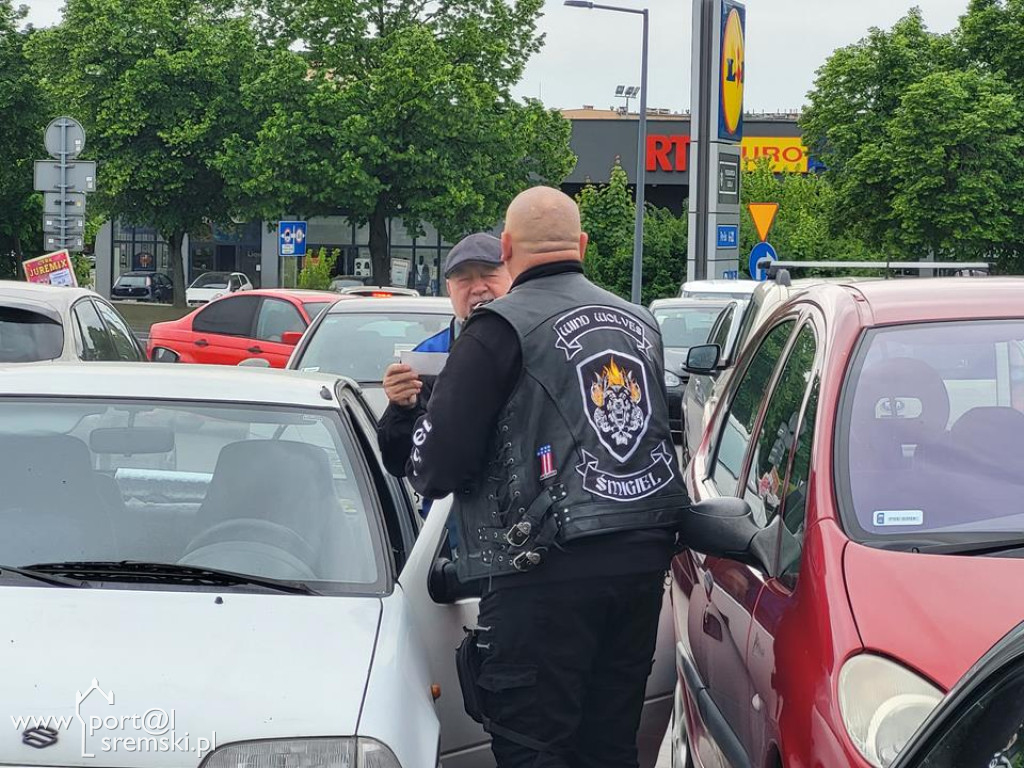 Wyjątkowa akcja motocyklistów i Policji