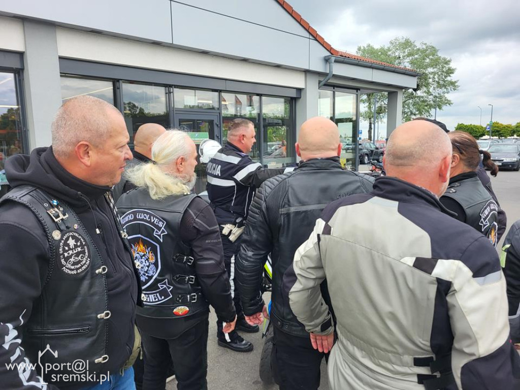 Wyjątkowa akcja motocyklistów i Policji