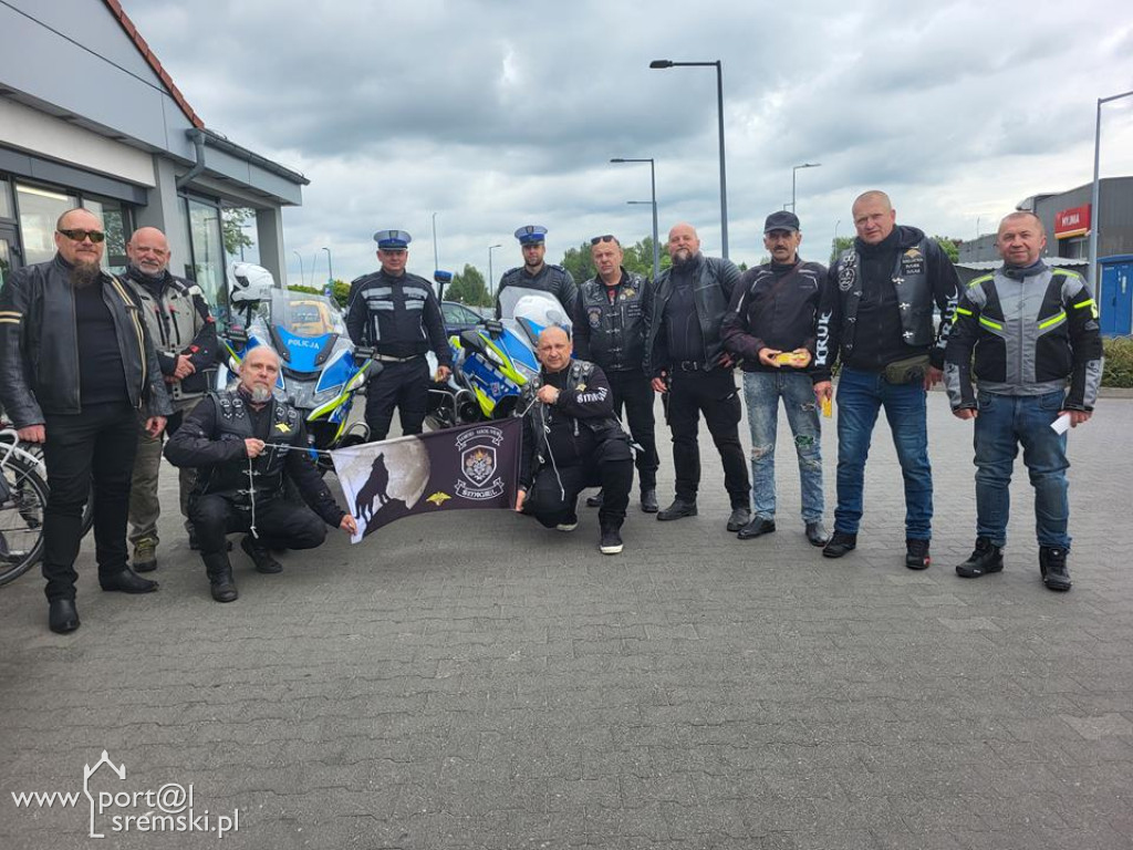 Wyjątkowa akcja motocyklistów i Policji