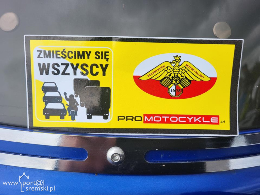 Wyjątkowa akcja motocyklistów i Policji