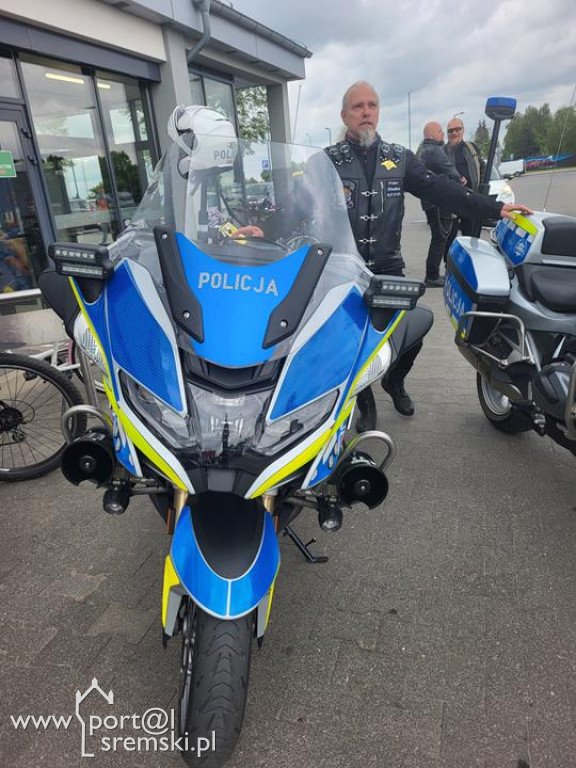Wyjątkowa akcja motocyklistów i Policji
