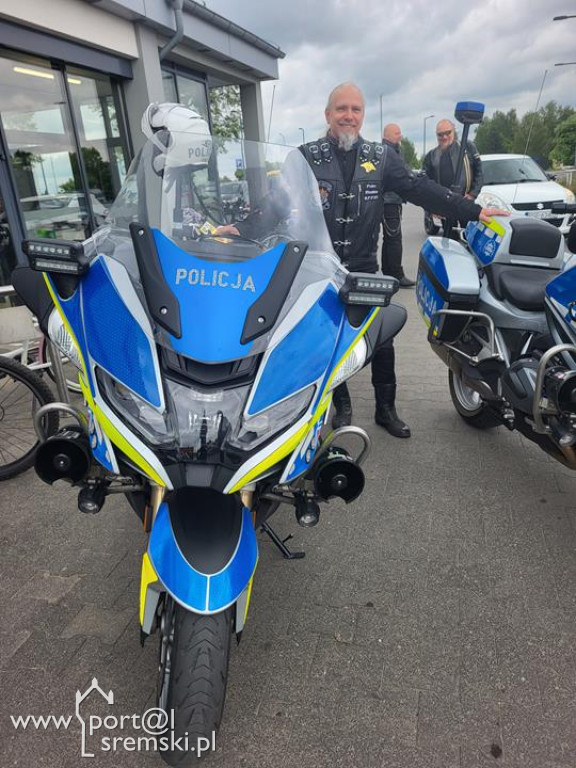 Wyjątkowa akcja motocyklistów i Policji