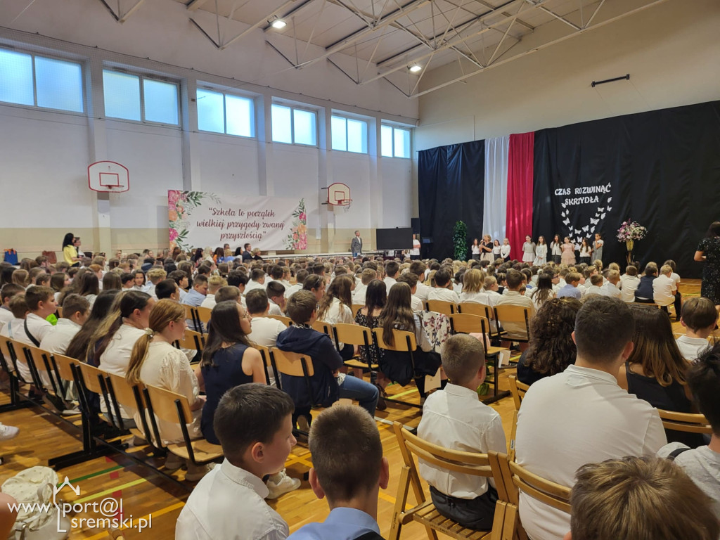 Zakończenie roku szkolne w SP6 w Śremie