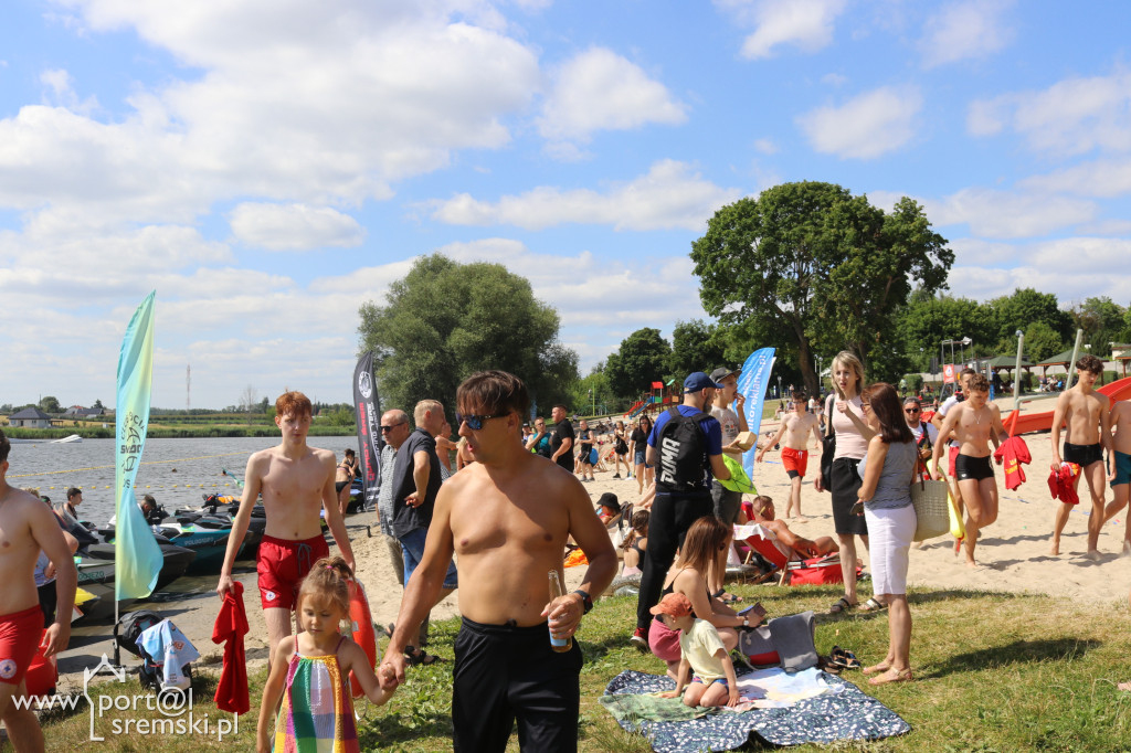 Pokazy sportów wodnych nad Jeziorem Grzymisławskim
