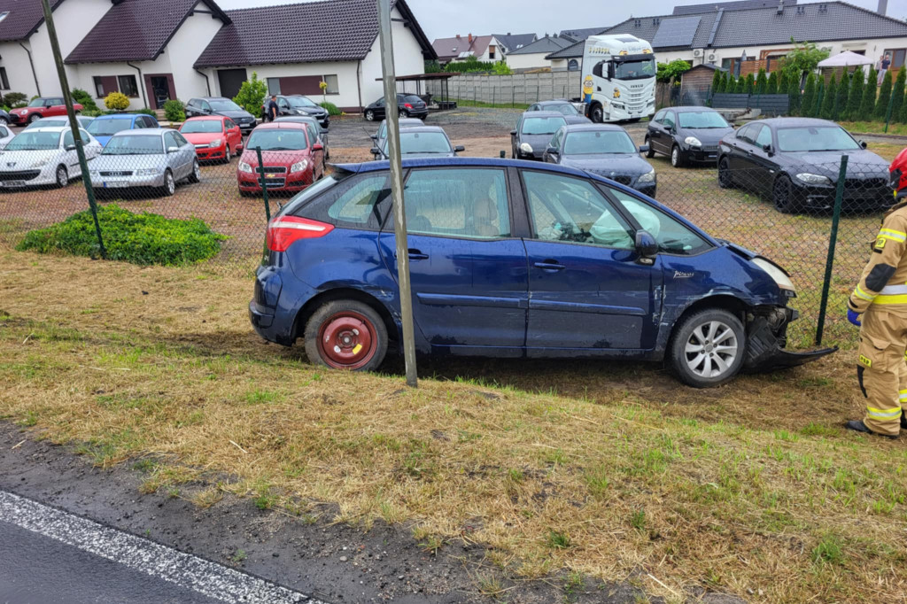 Kolizja na trasie Śrem-Nochowo (08.07.2025)