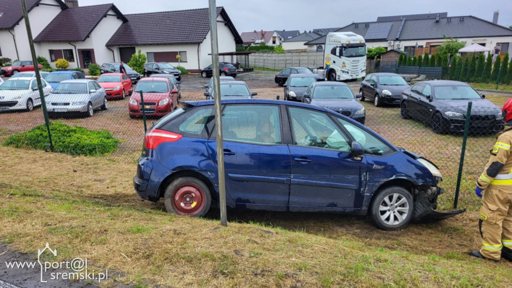 Kolizja na trasie Śrem-Nochowo (08.07.2025)