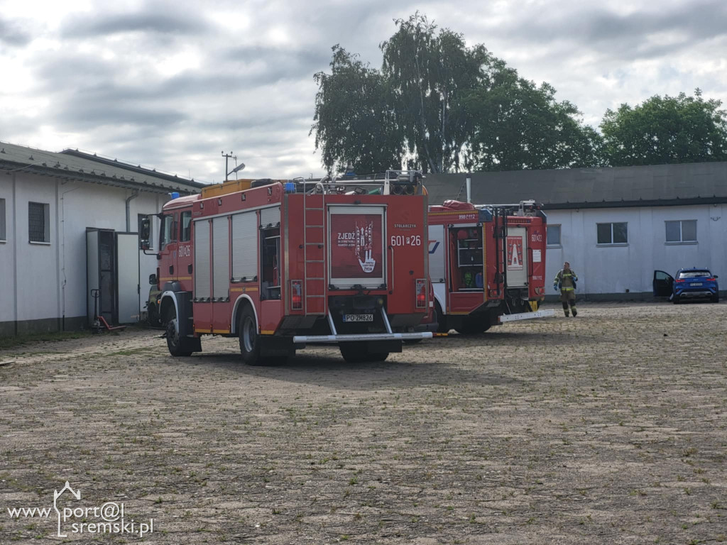 Wypadek przy pracy (ul. Podwale) w Śremie
