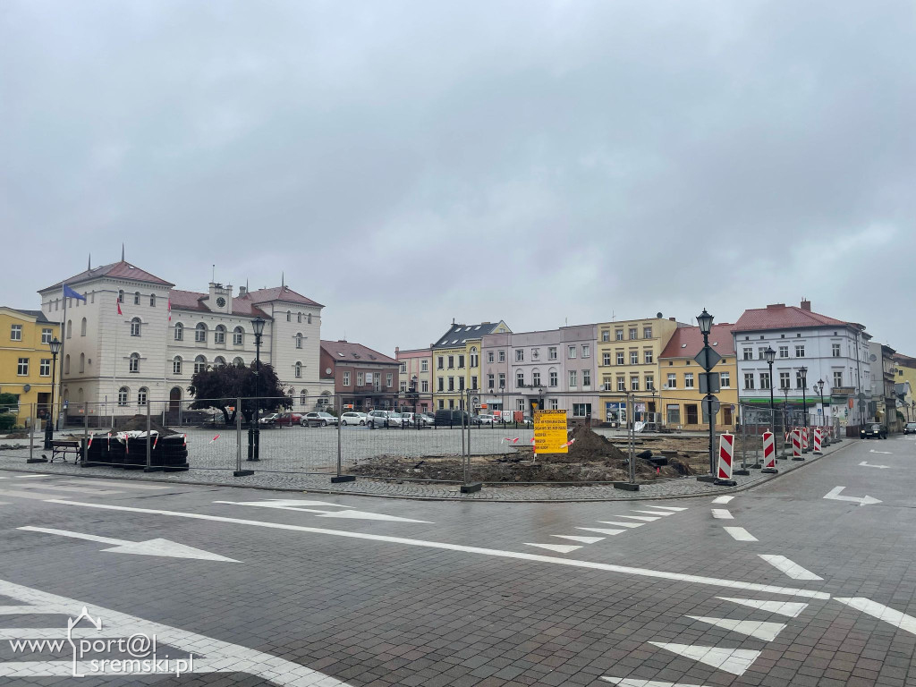 Przebudowa rynku w Śremie