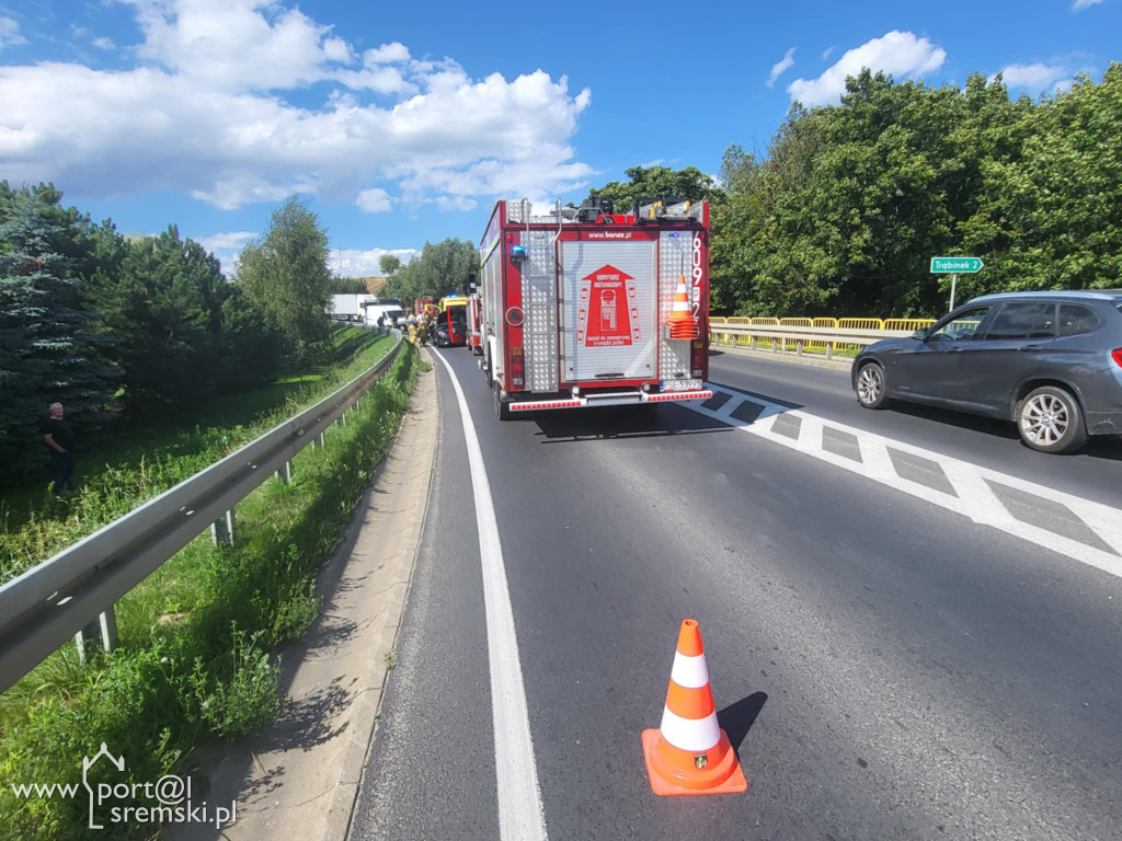 Wypadek na DW434 (30.07.2025)