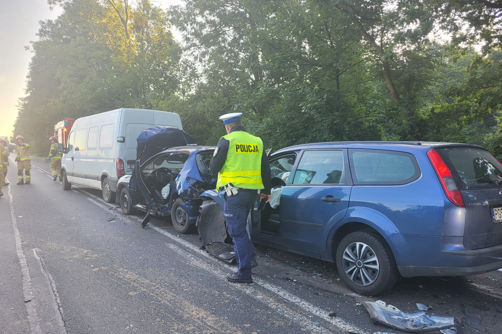 Wypadek na drodze Śrem - Zaniemyśl