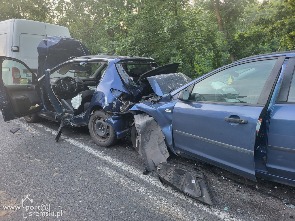 Wypadek na drodze Śrem - Zaniemyśl