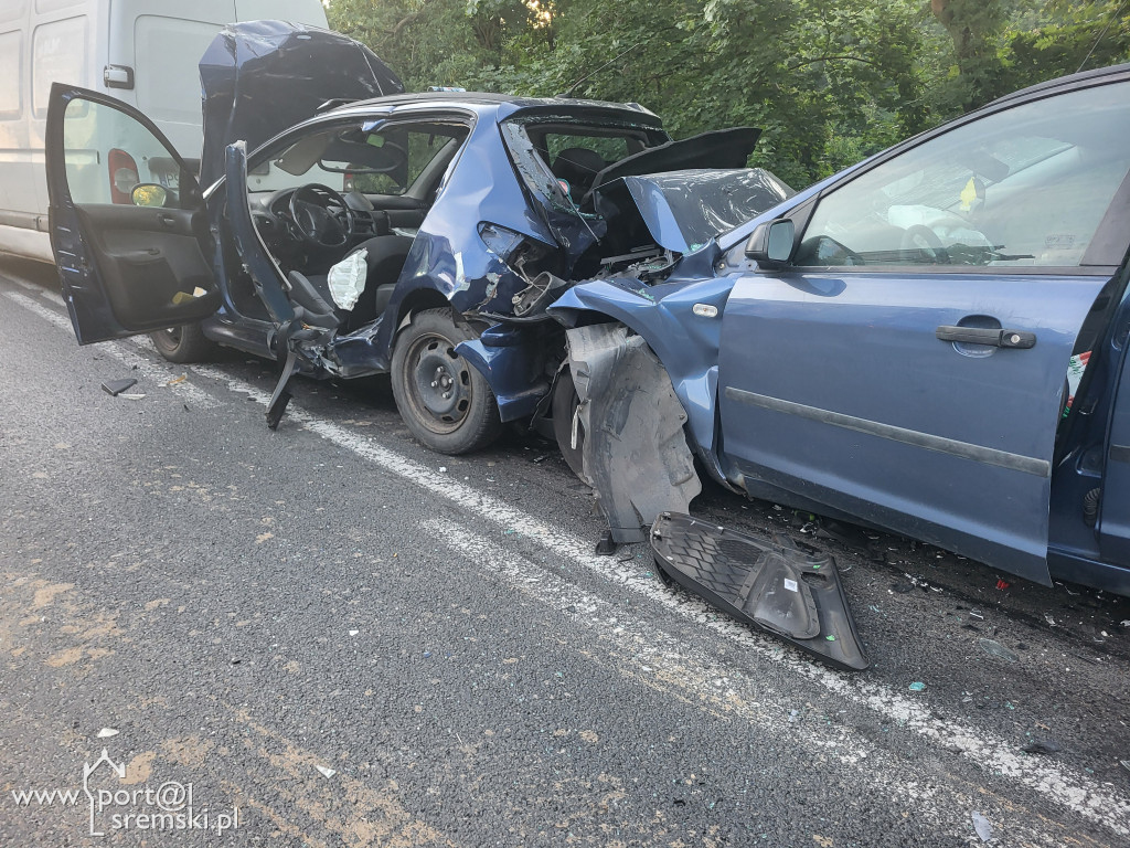 Wypadek na drodze Śrem - Zaniemyśl