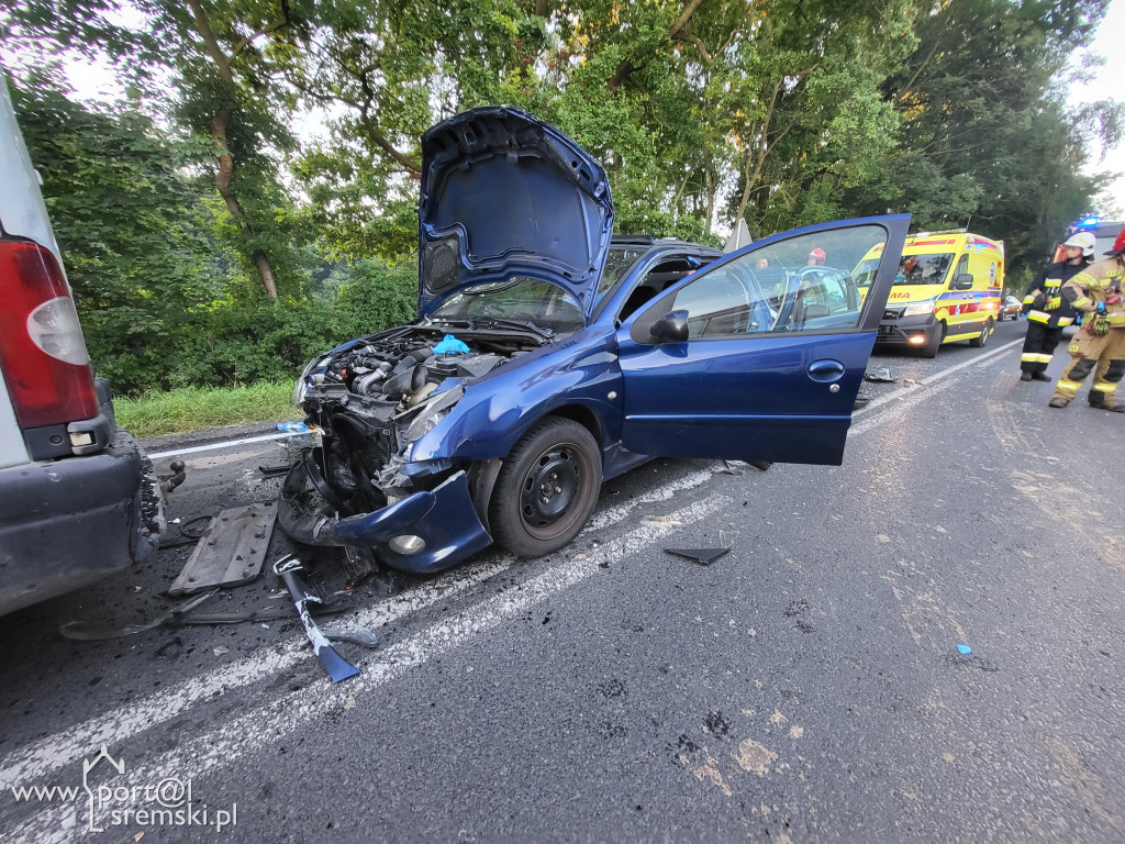 Wypadek na drodze Śrem - Zaniemyśl