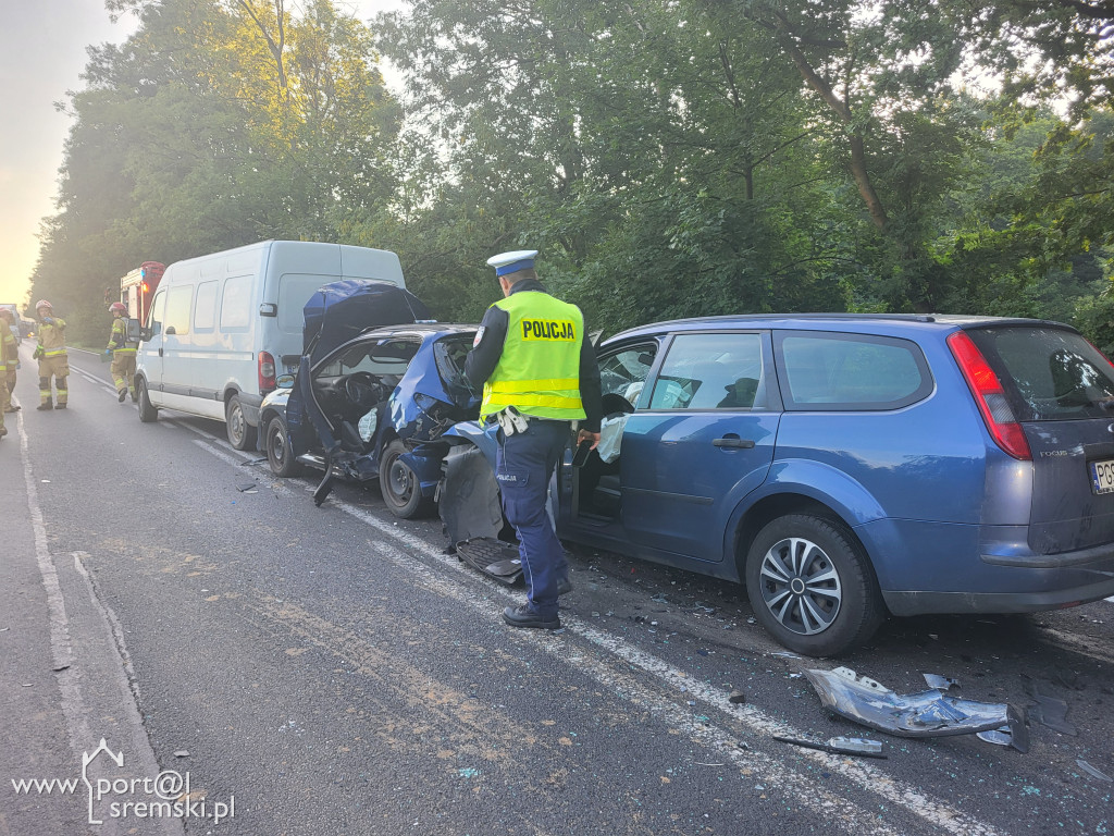 Wypadek na drodze Śrem - Zaniemyśl