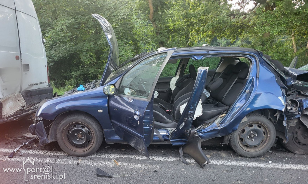 Wypadek na drodze Śrem - Zaniemyśl