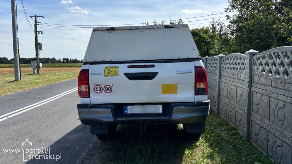 Stłuczka samochodu z motocyklem (Orkowo, 21.08.25)