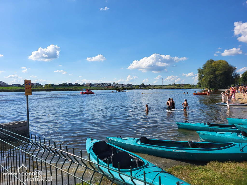 Zakończenie sezonu letniego na plaży