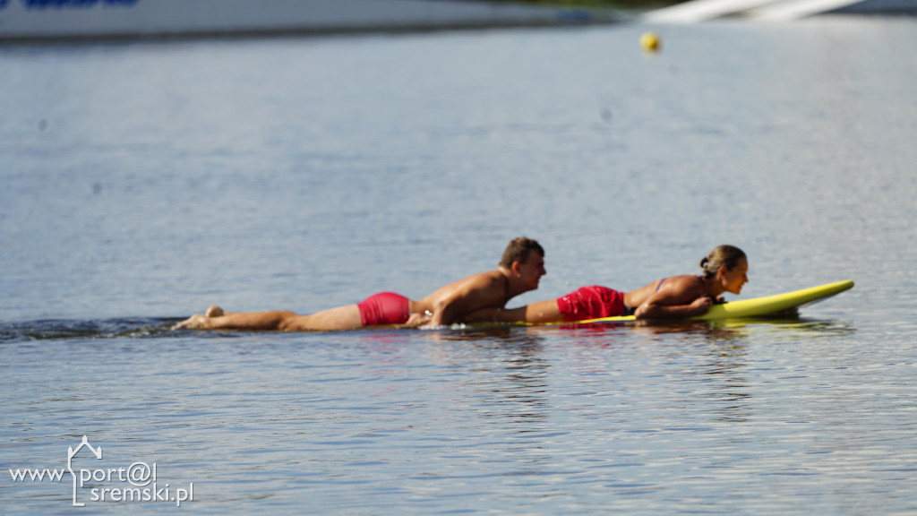 Zakończenie sezonu letniego na plaży