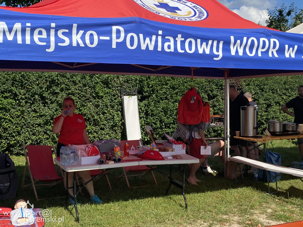 Zakończenie sezonu letniego na plaży