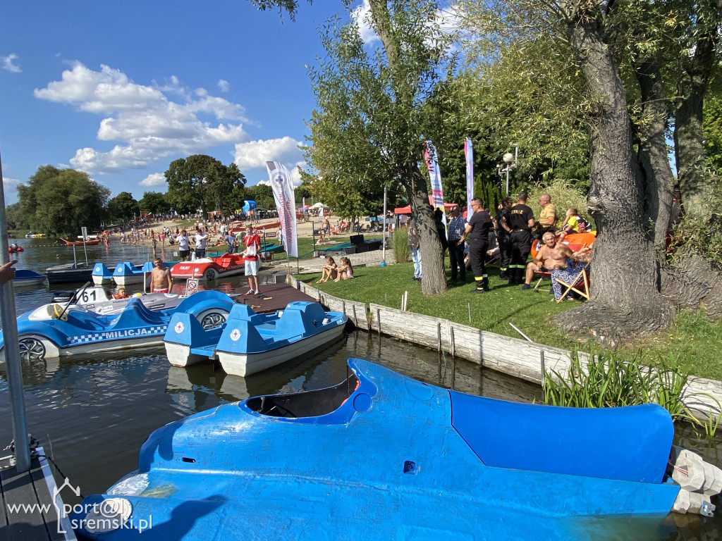 Zakończenie sezonu letniego na plaży